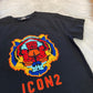 T-shirt zwart met leeuw