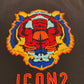 T-shirt zwart met leeuw
