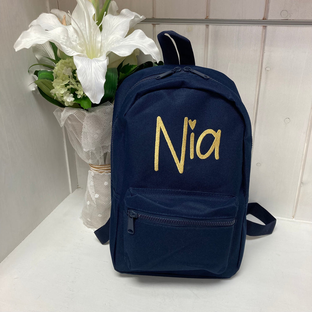 Mini Essential Fashion Backpack navy