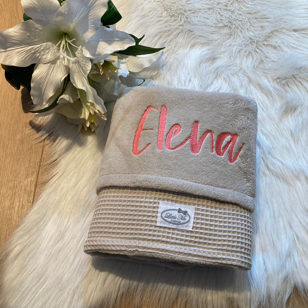 Winterdeken Warm Wafel beige