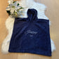 Poncho marineblauw
