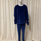 Pyjama Vloer donkerblauw 75077