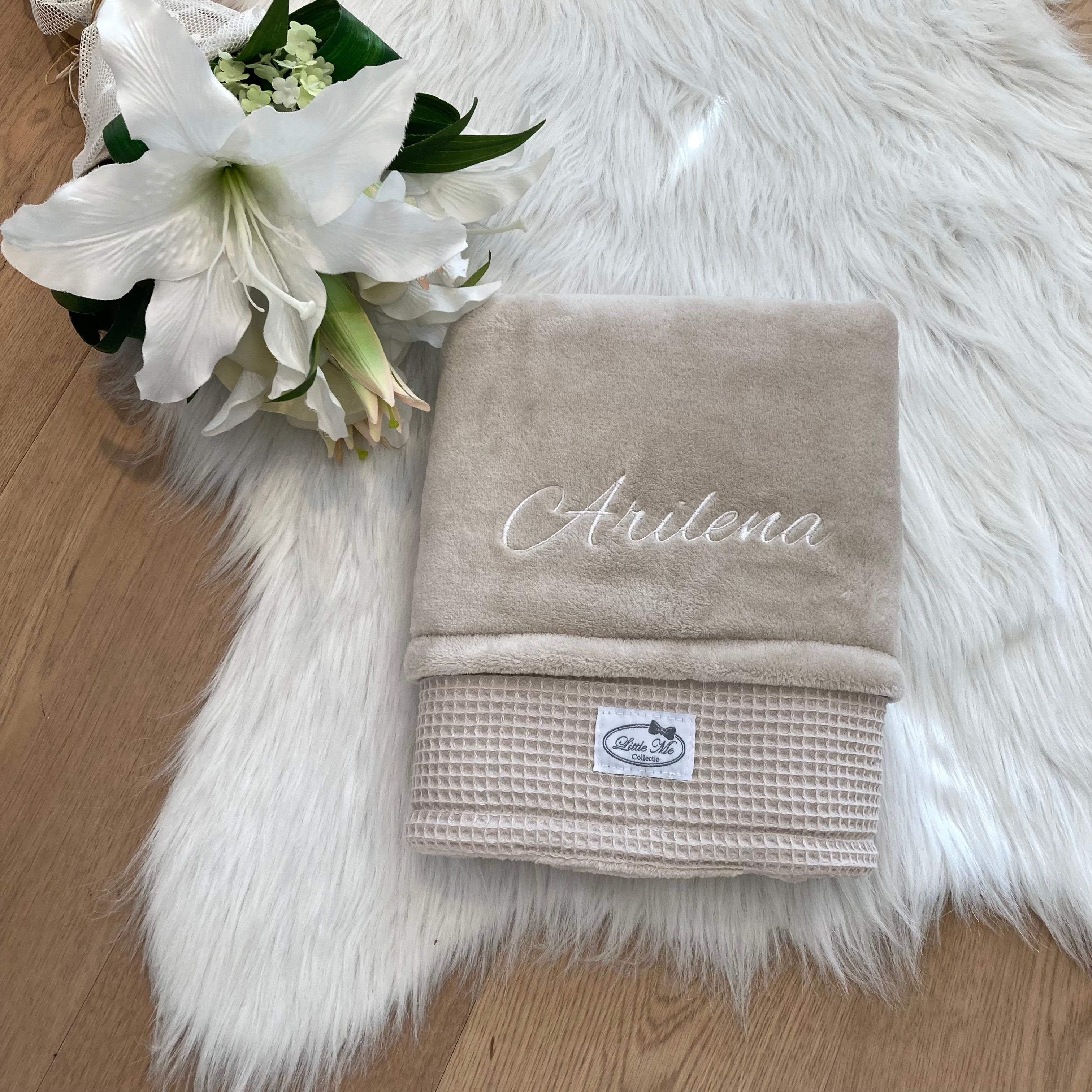 Winterdeken Warm Wafel beige