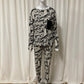 Pyjama white/black 212-5