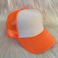 Truckercap fluo oranje