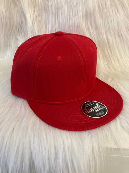 Snapback cap rood