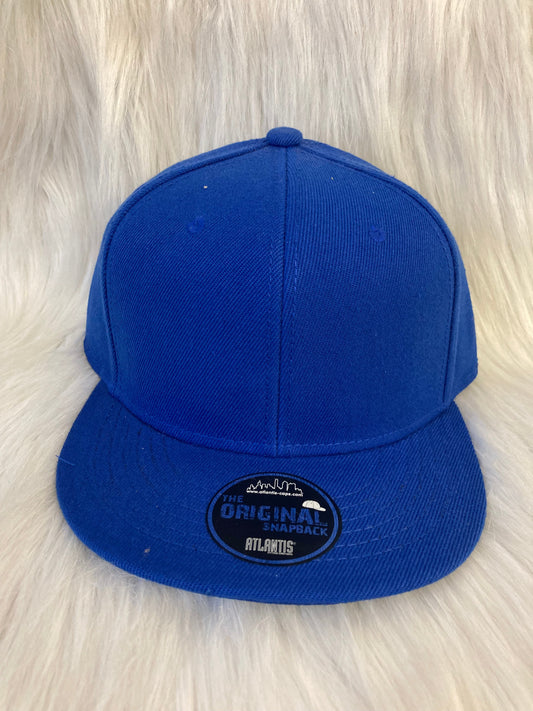 Snapback cap koningsblauw