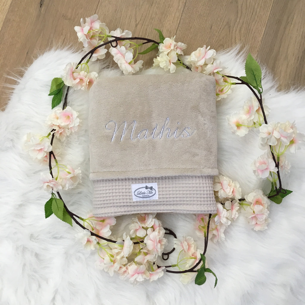 Winterdeken Warm Wafel beige