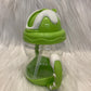 Drinkbeker met rietje 320ml groen