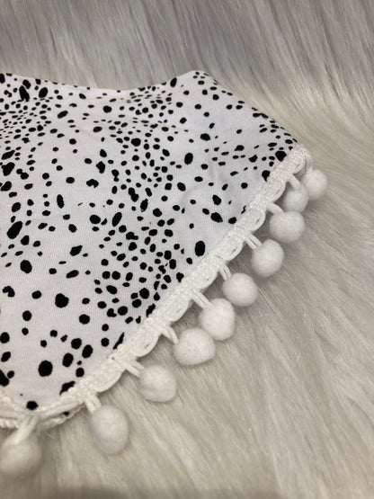 Bandana vlekjes met pomponnetjes