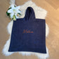 Poncho marineblauw