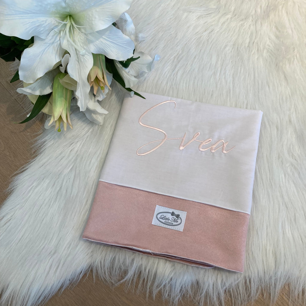 Laken Suede lichtroze (75x100cm)