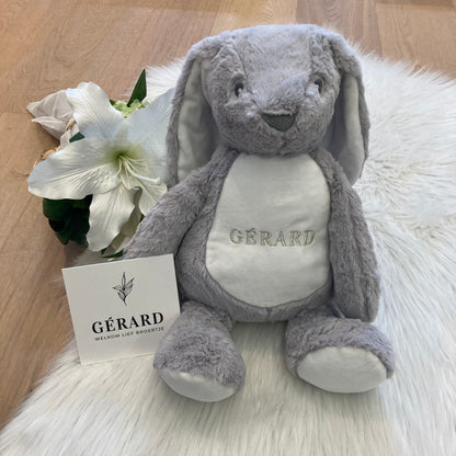 Borduring zelfde lettertype van geboortekaartje of foto