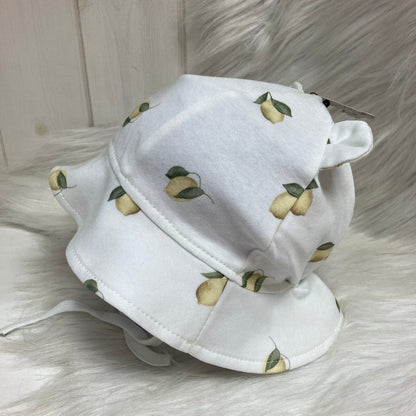 Sun Hat Lemon with teddy ears