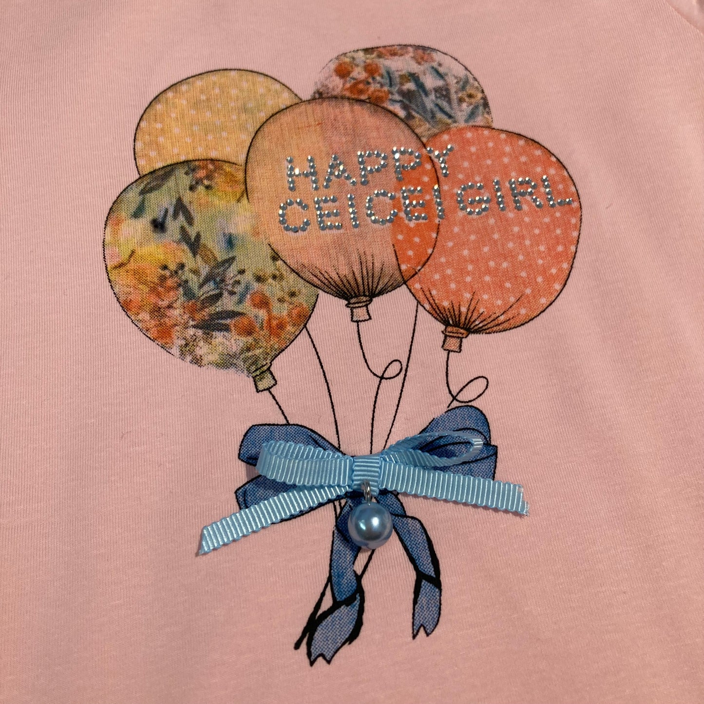 T-shirt Balloon lichtroze