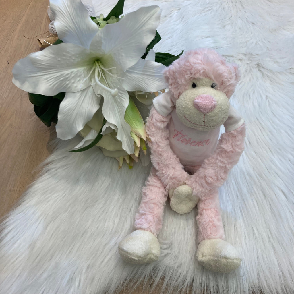 Slingeraap 45cm lichtroze