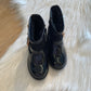 Zwarte Lack boots