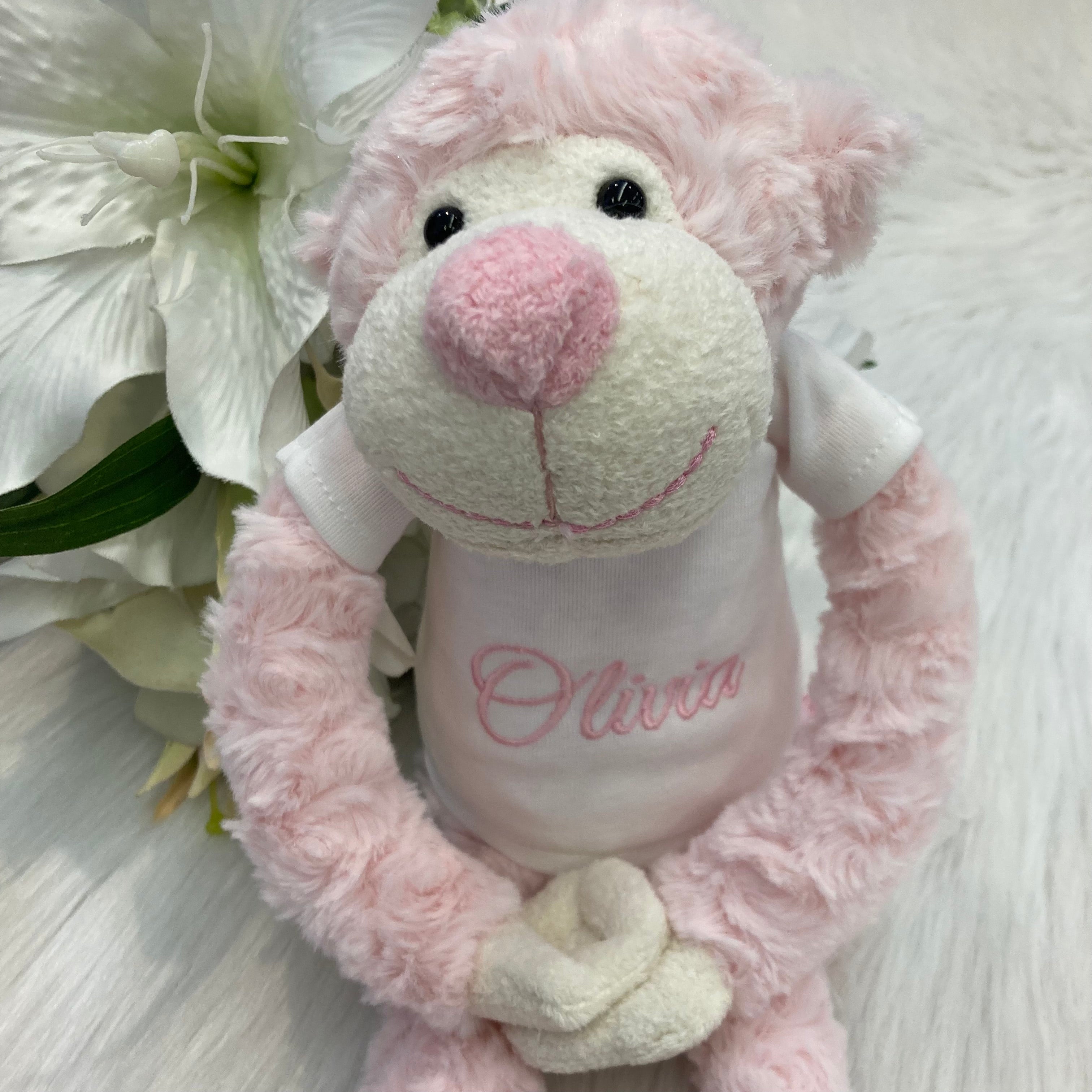 Slingeraap 45cm lichtroze