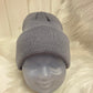 Casual beanie lichtgrijs