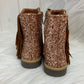 Camel Shiny boots
