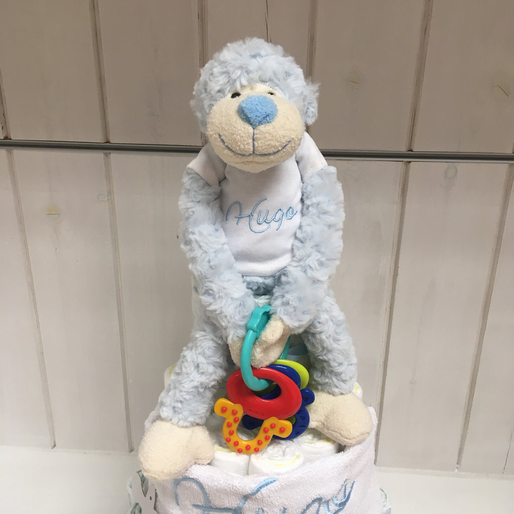 Slingeraap 45cm lichtblauw