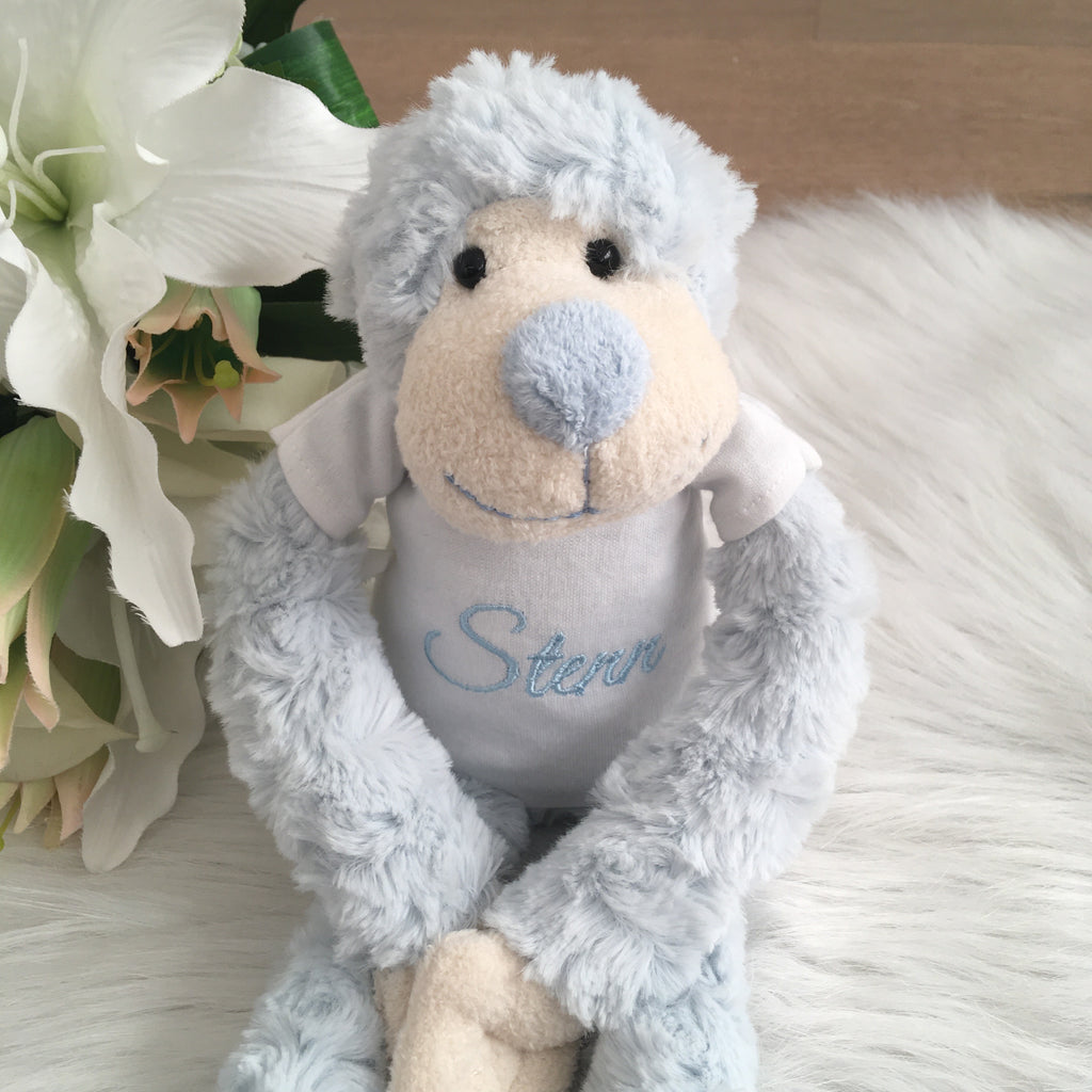 Slingeraap 45cm lichtblauw