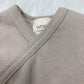 Longsleeve body wrap bodysuit taupe