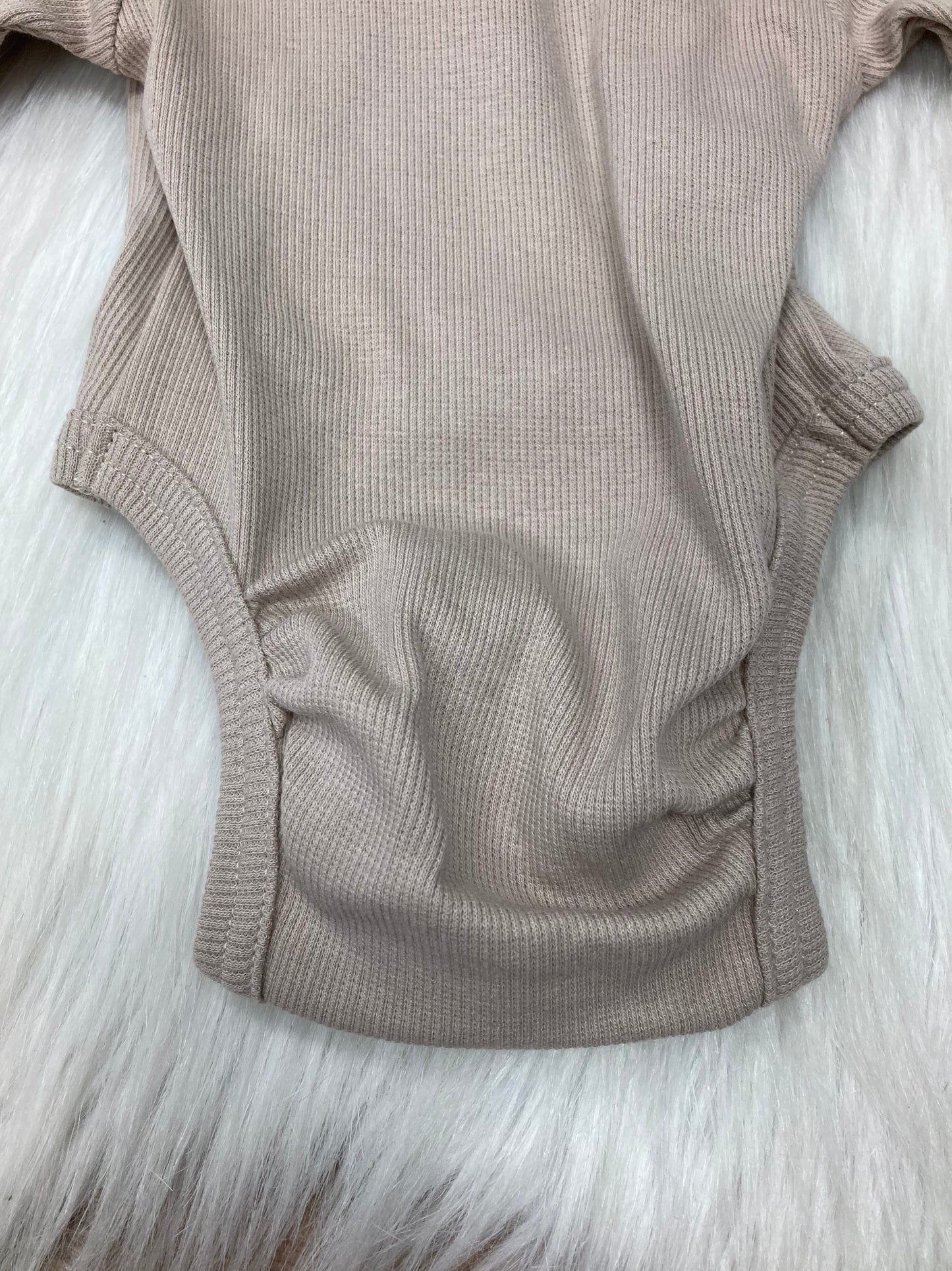 Longsleeve body wrap bodysuit taupe
