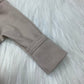 Longsleeve body wrap bodysuit taupe