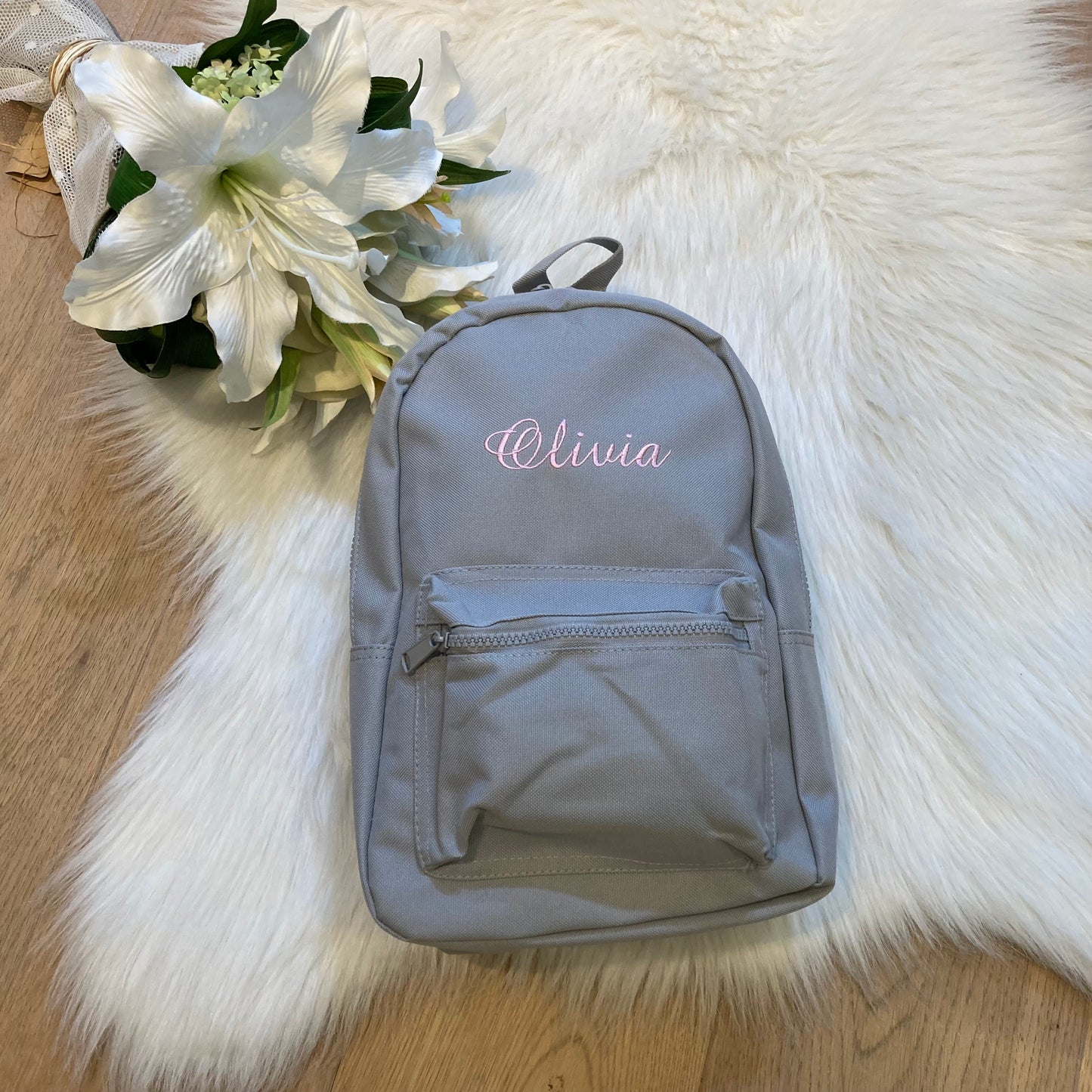 Mini Essential Fashion Backpack grijs