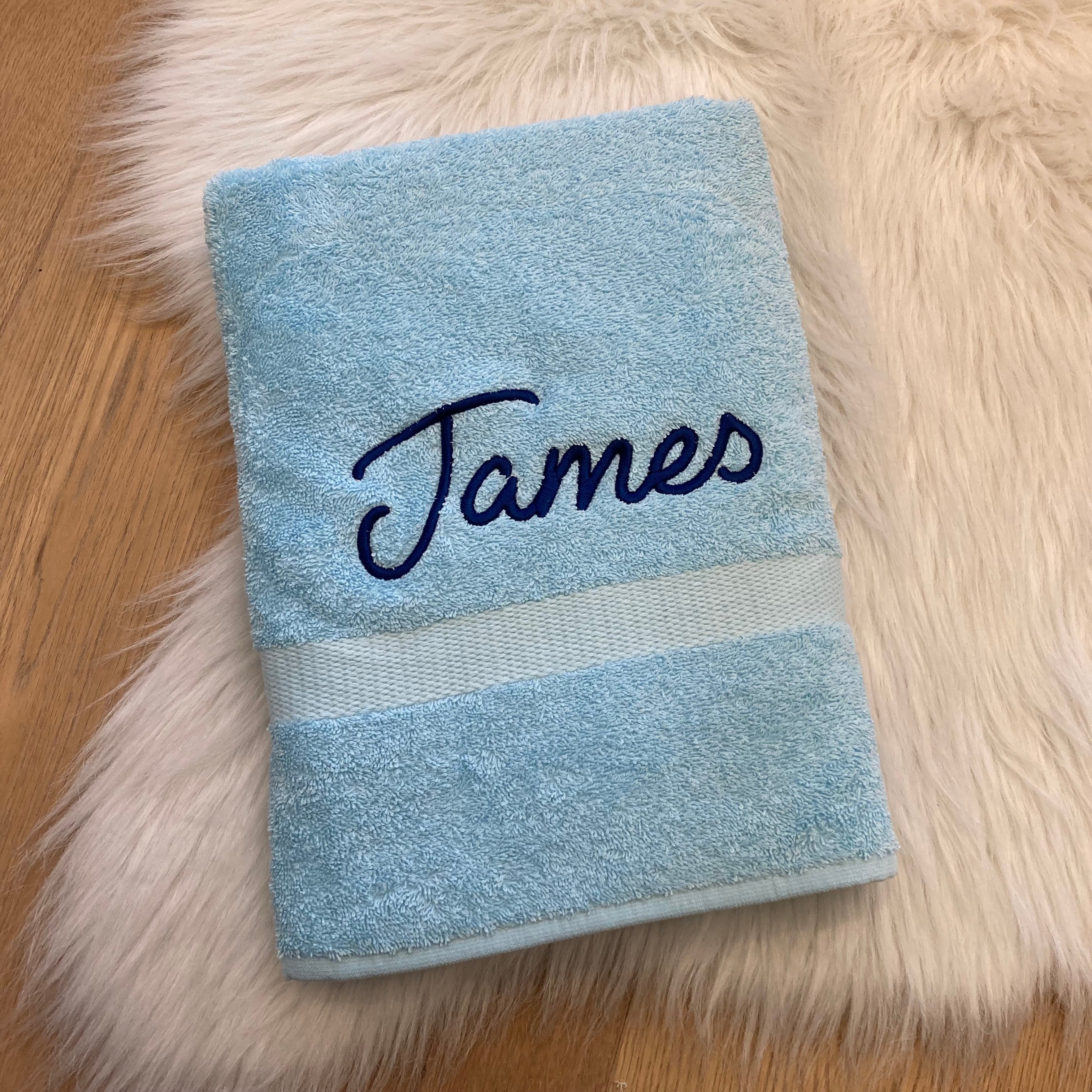 Handdoek lichtblauw