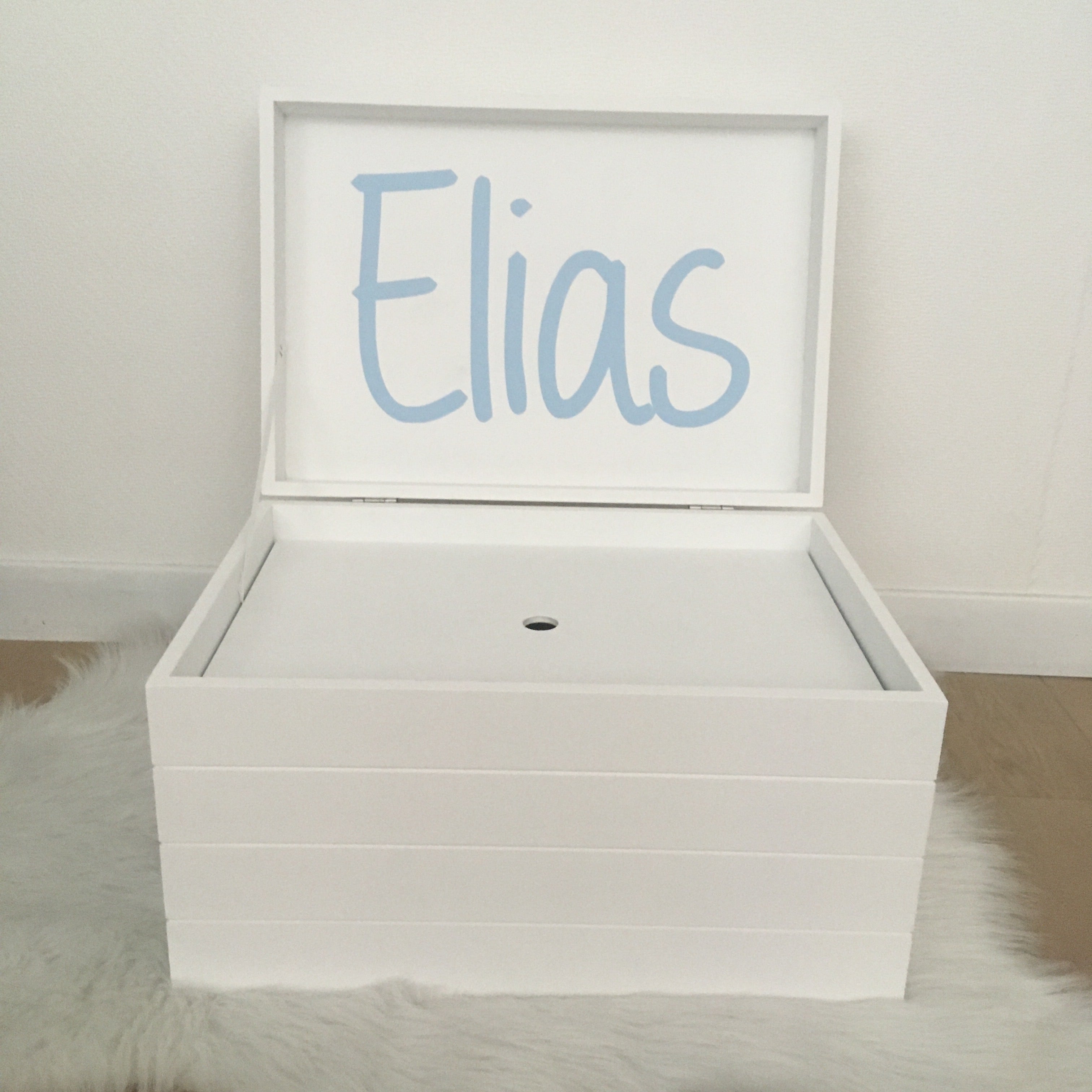 Doopsuiker- Speelkoffer met lijnen wit