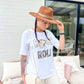 Fedora hat with chain Camel Polyester