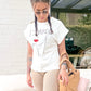 T-shirt with pattern Amour