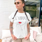 T-shirt with pattern Amour