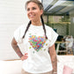 T-shirt with heart
