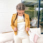 Suede biker jacket