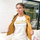 T-shirt Rock and roll goud