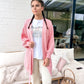 Cardigan Wrapped Long Pink One size