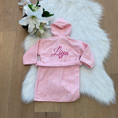 Baby badjas met naam | Gepersonaliseerde | Baby Blush