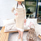 Fedora hat with ribbon Beige Polyester