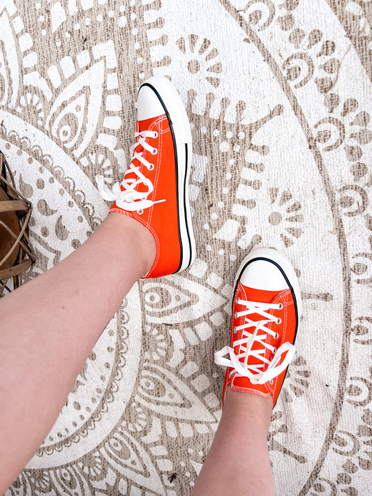 Classic sneaker oranje