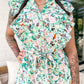sleeveless floral combinaison