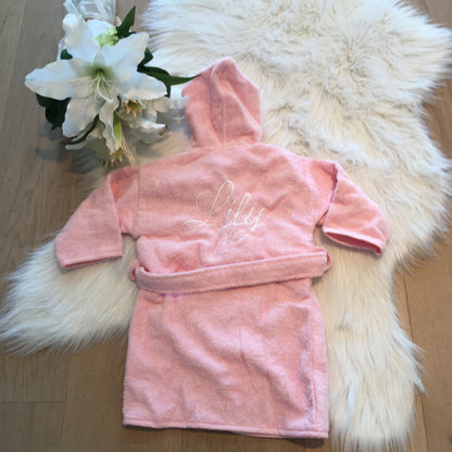 Baby badjas met naam | Gepersonaliseerde | Baby Blush