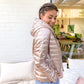 Hooded puffer jacket