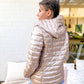 Hooded puffer jacket