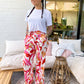 Pants ulla orange and pink