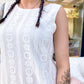 Lace dress white