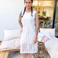 Lace dress white
