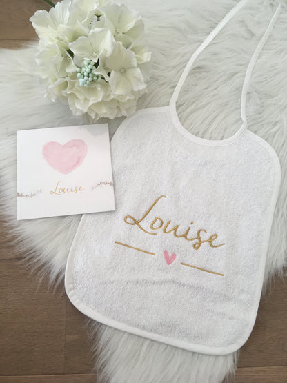 Borduring zelfde lettertype van geboortekaartje of foto